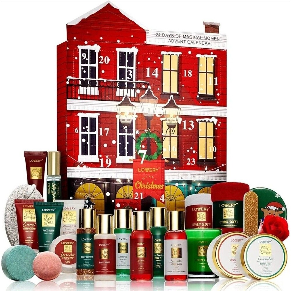 Advent Calendar 2025 Christmas 24-Piece Beauty & SPA Body Set Limited Ed NEW